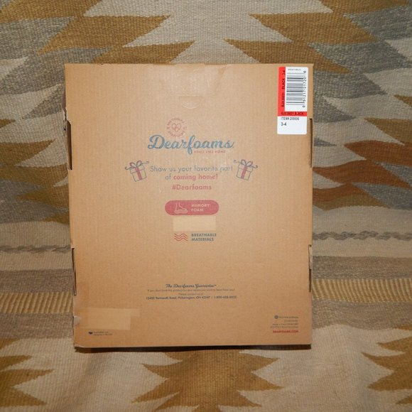 NIB Dearfoam - 5/6 Get Lit - Decorated Christmas Slippers - Picture 4 of 5